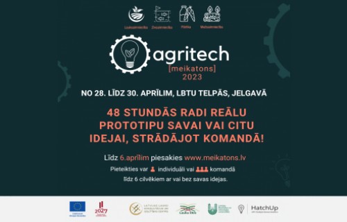 No šodienas var pieteikties meikatonam “AgriTech 2023”