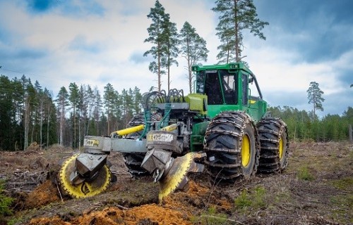 Meža atjaunošana 2023. gadā uzsākta ar mašinizēto meža sēšanu