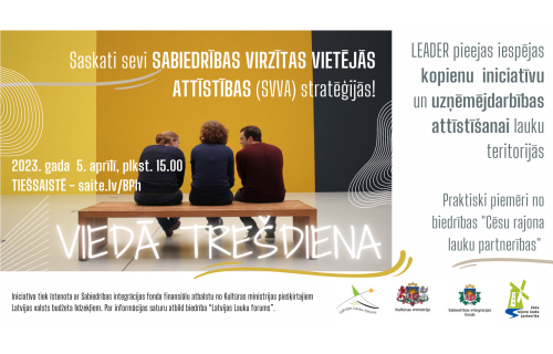 Viedā trešdiena | 5. aprīlis plkst. 15.00