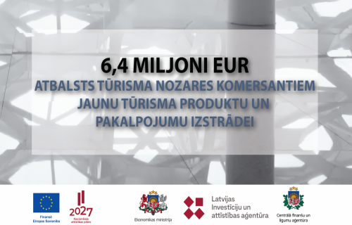 Tūrisma nozares komersantiem būs pieejams atbalsts jaunu tūrisma produktu izstrādei