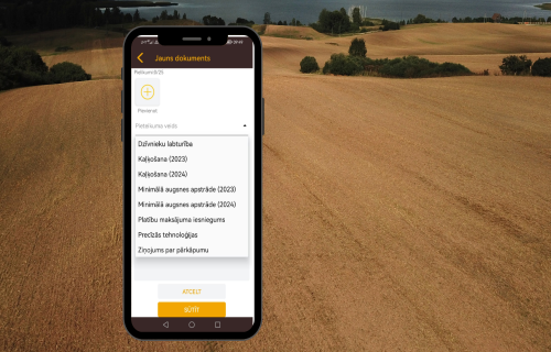 Lauksaimnieki LAD mobilajā lietotnē var sniegt fotoattēlus 2024. gada ekoshēmu atbalsta saņemšanai