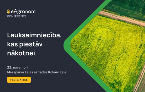 eAgronom aicina uz ilgtspējīgai lauksaimniecībai veltītu konferenci