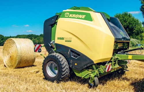 KRONE VariPack prese paredzēta sausai masai