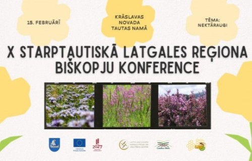 Latgales reģiona biškopju 10. starptautiskajā konferencē – par nektāraugu nozīme biškopībā