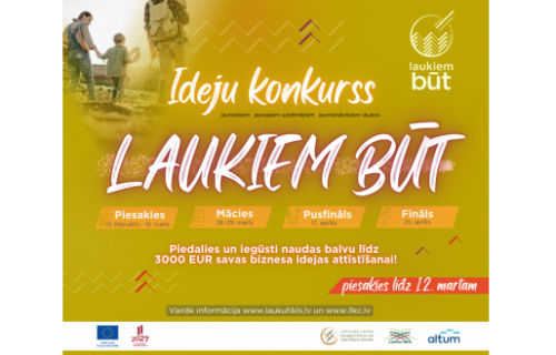 Klāt “Laukiem būt!” biznesa ideju konkurss