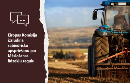Sabiedriskā apspriešana par Mēslošanas līdzekļu regulu