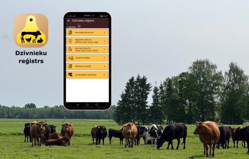 Aktualizēta Dzīvnieku reģistra mobilā lietotne – jauna identitāte un uzlabojumi