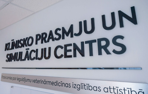 LBTU Veterinārmedicīnas fakultātē atklāts Klīnisko prasmju un simulāciju centrs
