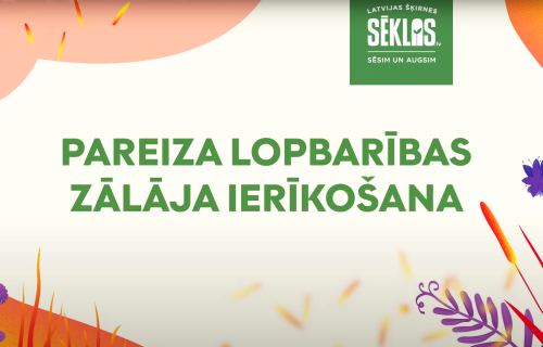 Lopbarības zālāju sēja - Latvijas Šķirnes Sēklas agronomu padomi