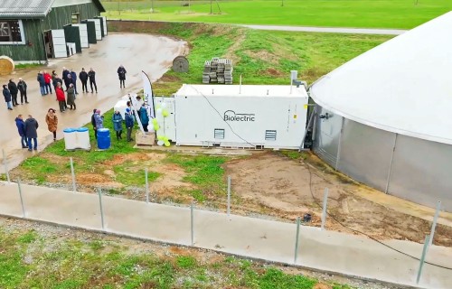 Bioelectric biogāzes elektrostacija